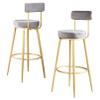 35-Inch Counter Height Bar Stool Armless Fixed Height High Chairs with 300lb Capacity for Kitchen, Recreation Room or Game Room, Set of 2 view 1