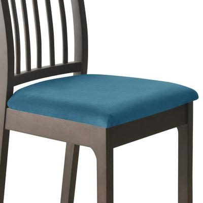 ANRIO Square Chair Covers for Dining Room Set of 1/2/4/6/8 Elastic Velvet Kitchen Office Chair Seat Covers Stretch Dining Chair Slipcover Universal Size Fall Decorations for Home