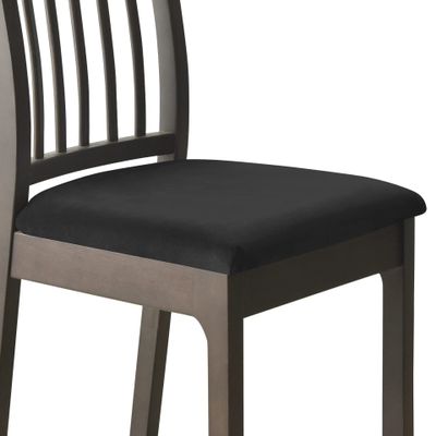ANRIO Square Chair Covers for Dining Room Set of 1/2/4/6/8 Elastic Velvet Kitchen Office Chair Seat Covers Stretch Dining Chair Slipcover Universal Size Fall Decorations for Home