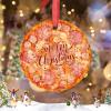 Christmas Ornaments Ham Pizza Ornaments for Christmas Trees Pizza Ceramic Cute Food Ornaments Personalized Christmas Ornaments 2022 Keepsake Holiday Christmas Decor, 3 Inch view 2
