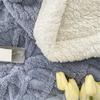 keusyoi Home Thick Bed Blanket Double Sided Lamb Cashmere Fleece Plaid Blankets Winter Warm Throw Sofa Cover Bedspread view 4
