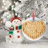 Cheese Crackers Christmas Tree Ornaments Personalized Christmas Ornament Funny Food Ceramic Farmhouse Hanging Ornaments Holiday Home Decor Christmas Keepsake New Year Gifts, 3 Inch view 3