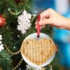 Cheese Crackers Christmas Tree Ornaments Personalized Christmas Ornament Funny Food Ceramic Farmhouse Hanging Ornaments Holiday Home Decor Christmas Keepsake New Year Gifts, 3 Inch view 4