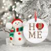 Christmas Ornaments Indiana Christmas Tree Ornaments Leopard Print Home Red Heart Ceramic Home State Ornaments Personalized Christmas Ornaments 2022 Keepsake Holiday Christmas Decor, 3 Inch view 3
