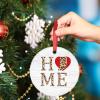Christmas Ornaments Indiana Christmas Tree Ornaments Leopard Print Home Red Heart Ceramic Home State Ornaments Personalized Christmas Ornaments 2022 Keepsake Holiday Christmas Decor, 3 Inch view 4