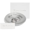 PureRejuva 10th Anniversary Tin Gifts  4 In., Engraved, Aluminum Wedding Ring Holder Dish & Gift Box  10 Year Wedding Gift for Him & 10 Year Anniversary for Her Textured Style view 1