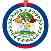 Christmas Ornaments Belize Flag Ornaments for Christmas Trees Country City Souvenir Ceramic Belize Ornaments Personalized Christmas Ornaments 2022 Keepsake Holiday Christmas Decor, 3 Inch view 1