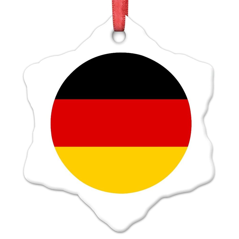 Christmas Ornaments Germany Flag Christmas Tree Ornaments Country City Souvenir Ceramic Germany Ornaments Personalized Christmas Ornaments 2022 Keepsake Holiday Christmas Decor, 3 Inch