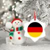 Christmas Ornaments Germany Flag Christmas Tree Ornaments Country City Souvenir Ceramic Germany Ornaments Personalized Christmas Ornaments 2022 Keepsake Holiday Christmas Decor, 3 Inch view 3
