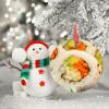 Japanese Sushi Christmas Decorations for Tree Personalized Christmas Ornament Snack Food Ceramic Farmhouse Hanging Ornaments Holiday Christmas Keepsake New Year Gifts, 3 Inch view 3
