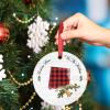 Buffalo Plaid New Mexico Christmas Ornaments 2022 Welcome Home Christmas Bell Christmas Tree Ornaments Personalized Home State Christmas Ornaments Holiday Christmas Keepsake New Year Gifts, 3 Inch view 4