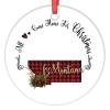 Montana Ornaments Personalized Home State Christmas Ornaments 2022 All Come Home for Christmas AntlersOrnaments for Christmas Trees Montana Hanging Ornaments Christmas Keepsake New Year Gifts, 3 Inch view 1
