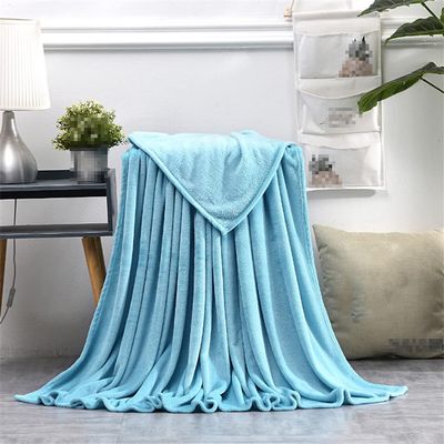keusyoi Soft Warm Coral Fleece Blanket Winter Sheet Bedspread Sofa Throw Blankets Light Thin Flannel Blankets