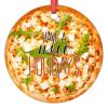 Pizza Pie Christmas Ornaments 2022 Pizza Christmas Tree Ornaments Personalized Cute Food Porcelain Christmas Ornaments Holiday Home Decor Christmas Keepsake New Year Gifts, 3 Inch view 1