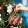 BBQ Beef Skewers Christmas Tree Ornaments BBQ Barbecue Personalized Christmas Ornament Realistic Food Ceramic Hanging Ornaments Holiday Christmas Keepsake New Year Gifts, 3 Inch view 4