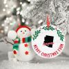 Arizona Christmas Tree Ornaments Personalized US State Christmas Ornament Merry Christmas Wreath Ceramic Farmhouse Hanging Ornaments Holiday Christmas Keepsake New Year Gifts, 3 Inch view 3