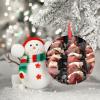 Christmas Ornaments BBQ Lamb Skewers Ornaments for Christmas Trees BBQ Barbecue Ceramic Cute Food Ornaments Personalized Christmas Ornaments 2022 Keepsake Holiday Christmas Decor, 3 Inch view 3