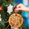 Mexican Pizza Christmas Tree Ornaments Personalized Christmas Ornament Funny Food Ceramic Farmhouse Hanging Ornaments Holiday Home Decor Christmas Keepsake New Year Gifts, 3 Inch view 4