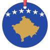 Christmas Ornaments Kosovo Flag Ornaments for Christmas Trees Country City Souvenir Ceramic Kosovo Ornaments Personalized Christmas Ornaments 2022 Keepsake Holiday Christmas Decor, 3 Inch view 1