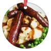 Bangers and Mash Ornaments Personalized Christmas Ornaments 2022 Funny Food Christmas Tree Ornaments Farmhouse Hanging Ornaments Holiday Christmas Keepsake New Year Gifts, 3 Inch view 1