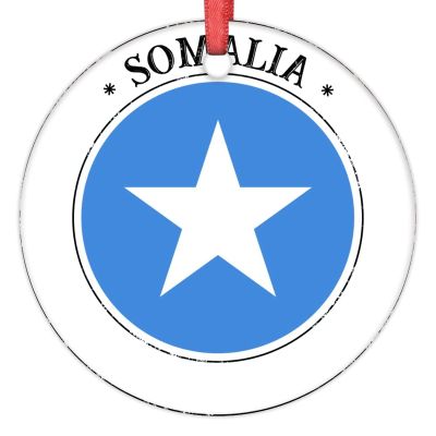 Somalia Flag Christmas Ornaments 2022 Country City Souvenir Christmas Decorations for Tree Personalized National Flag Porcelain Christmas Ornaments Holiday Christmas Keepsake New Year Gifts, 3 Inch