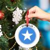 Somalia Flag Christmas Ornaments 2022 Country City Souvenir Christmas Decorations for Tree Personalized National Flag Porcelain Christmas Ornaments Holiday Christmas Keepsake New Year Gifts, 3 Inch view 4