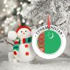 Turkmenistan Flag Christmas Ornaments 2022 Country City Souvenir Ornaments for Christmas Trees Personalized National Flag Christmas Ornaments Holiday Christmas Keepsake New Year Gifts, 3 Inch view 3