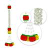 iHandikart Christmas Garlands Medium Yellow & Dark Orange, Amarillo Y Naranja Oscuro view 4