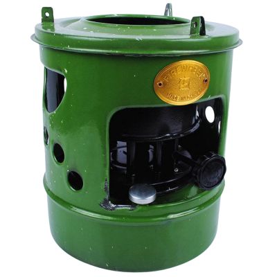 HEBEHO Portable Kerosene Stove, 10 Wick, Handy Small Kerosene Cooking Burner for Outdoor Camping Picnic Burner Furnace, for 3-4 People, Green
