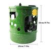 HEBEHO Portable Kerosene Stove, 10 Wick, Handy Small Kerosene Cooking Burner for Outdoor Camping Picnic Burner Furnace, for 3-4 People, Green view 3