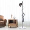 Homde Metal Coat Rack Stand with Natural Marble Base, Stainless Steel Freestanding Clothes Tree Hanger with 8 Hooks, Hall Hanger for Coat Jackets Hat Scarves Handbags Entryway Bedroom (Silver) view 2