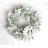 Christmas Wreath for Front Door Green Christmas Wreath Artificial Rabbit Ear Grass Wreath Simple and Modern Xmas Wreath Wreath Decorations for Front Door 40cm Wreath Decorations view 4