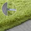 Heavyoff Fluffy Shaggy Area Rugs for Bedroom, Soft Non-Slip Plush Carpet Feet Floor Mats Rectangular Cozy Rug for Nursery Room Living Room Pink 1, 1.6 ft x 5.2 ft view 4