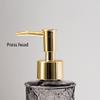 EKAYG Fashion soap Dispenser Glass Soap Dispenser Hand Soap Dispenser Glass Pump Bottle Glass Transparent Farmhouse Rustic Bathroom Accessories view 3