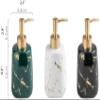 EKAYG Fashion soap Dispenser Soap Dispenser Refillable Countertop Soap Pump Bottles Creative Shower Ceramics Lotion Bottle Fashion view 2