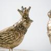 A&B Home Gold Bird Sculpture - Modern Style Animal Statue Tabletop Home Decor, Living Room Console Mantel Office Desktop Accent Piece, Set of 2 view 4