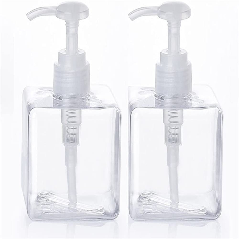 EKAYG Soap Dispenser European Minimalist Pressed-on Soap Dispensers Bathroom Shampoo Shower Gel Sub-Bottle Lotion Soap Dispensers 250ML