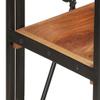 3-Tier Industrial Bookcase, Vintage Book Shelf, Rustic Wood and Metal Bookcase and Bookshelves, Storage Shelves Rack Shelf Unit for Living Room Bedroom 15.7"x11.8"x31.5" Solid Acacia Wood/Brown view 4