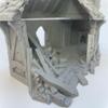 HERO Creations Ruined Small House Miniature, Gray/Unpainted view 4