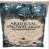 Rocky Mountain Goods Fake Snowflakes - Artificial Glittered Snowflakes for Christmas Decoration - Sprinkle Snow - Great for Village Displays and Crafts - Dry Plastic Glittered Snowflakes - 2 oz Bag view 1