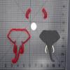 Elephant Head 266-D636 Cookie Cutter Set view 2