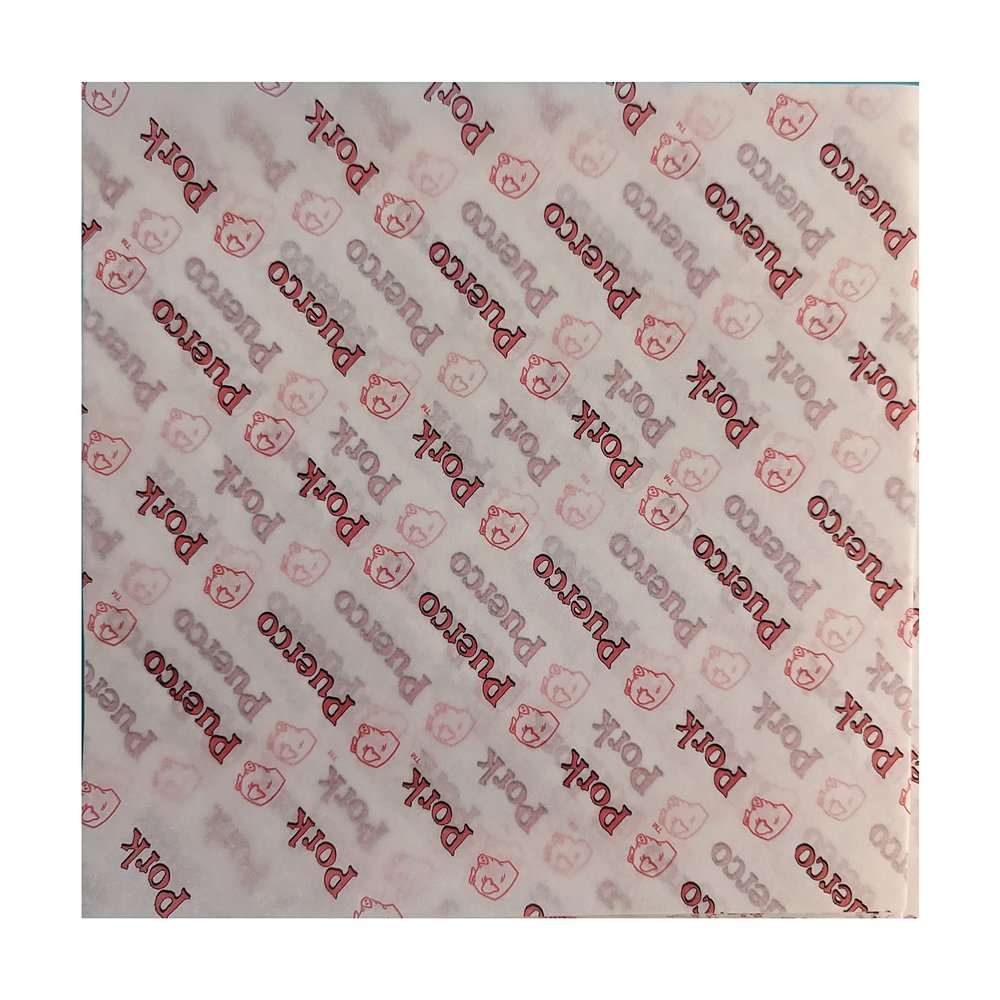 3KMH Tamale Outer Wrapper Chicken Beef Cheese Pork Parchment Paper 9'x10' (Red Pork)