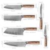 FULLHI Knife Set 13pcs Japanese Knife Set, Premium Japan Stainless Steel Kitchen Knife with Knife roll package view 2