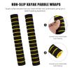 INOOMP 6pcs Non-slip Kayak Paddle Wraps Yellow Grip Covers Enhance Efficiency for Canoeing view 2