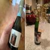 20pcs Personalize Printing Photo Wine Stickers Labels Wedding Custom Stickers Add Your Picture Candy Favors Gift Bottle Labels (B) view 3