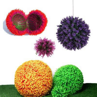 V3VOGUE Artificial Boxwood Ball - Boxwood Topiary Ball,Neat Appearance,Premium,high Density,Artificial Plant Ball,for Party Garden Kindergarten Living Room,Faux Ball 1 Piece