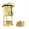 Brass Lantern Glass Oil Lamp Home Decoration (7 inch) Best for Gift view 1
