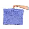 SHENGANG Bathroom Carpet Anti-Slip Bath Rug Outdoor Shower Room Rugs and Mats Bathroom Floor Toilet Door Mat,Snowyblue,80x120cm view 2