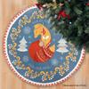 Scandinavian Folk Fox Christmas Tree Skirt (60 Inches) view 3