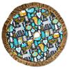 Woodland Animal Scandinavian Folk Christmas Tree Skirt (60 Inches) view 1
